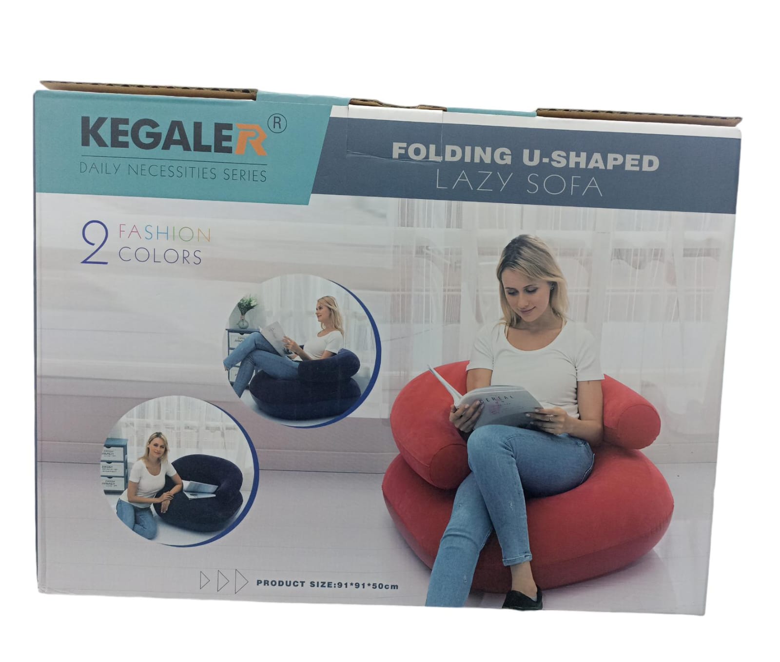 Miniatura 3 de SOFÁ INFLABLE CON REPOSABRAZOS